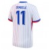 Maillot de foot France Ousmane Dembele #11 Extérieur vêtements Europe 2024 Manches Courtes